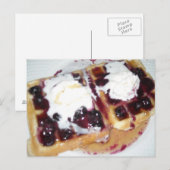 Blauwbes met gehakt Briefkaart van Cream (Voorkant / Achterkant)