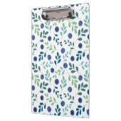 Blauwbes met groen lederen patroon klembord (Links)