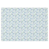 Blauwbes met groen lederen patroon tafelkleed (Voorkant (Horizontaal))