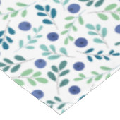 Blauwbes met groen lederen patroon tafelkleed (Gekanteld)