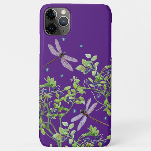 Blauwbes met libellen Case-Mate iPhone case (Achterkant)