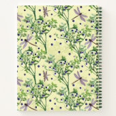 Blauwbes met libellen notitieboek (Achterkant)