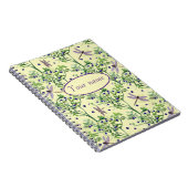 Blauwbes met libellen notitieboek (Rechterzijde)