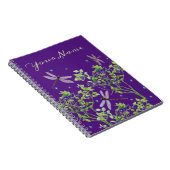 Blauwbes met libellen notitieboek (Rechterzijde)