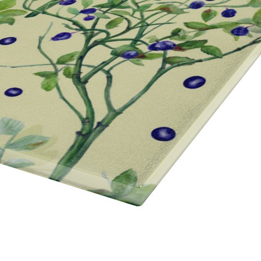 Blauwbes met libellen snijplank (Hoek)