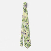 Blauwbes met libellen stropdas (Achterkant)