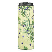 Blauwbes met libellen thermosbeker (Achterkant)