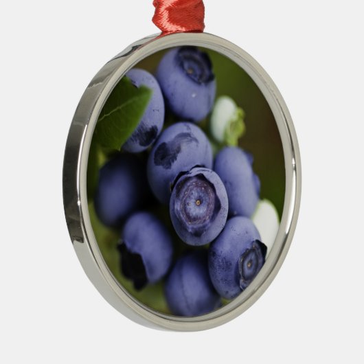 blauwbes metalen ornament (Rechts)