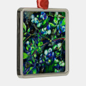 Blauwbes Metalen Ornament (Rechts)