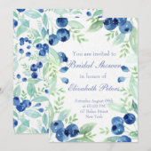 Blauwbes Midzomer Rustic Berry Vrijgezellenfeest Kaart (Voorkant / Achterkant)