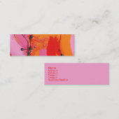 "Blauwbes" Mini Visitekaartje (Voorkant / Achterkant)