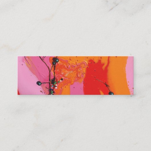 "Blauwbes" Mini Visitekaartje (Voorkant)