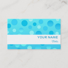 Blauwbes - model voor witte streep visitekaartje