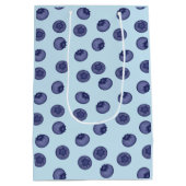 Blauwbes natuurlijk. Ripe smakelijke blauwe bessen Medium Cadeauzakje (Achterkant)