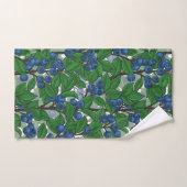 Blauwbes op wit bad handdoek (Handdoek)
