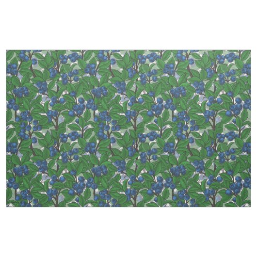 Blauwbes op wit stof (Fat Quarter)