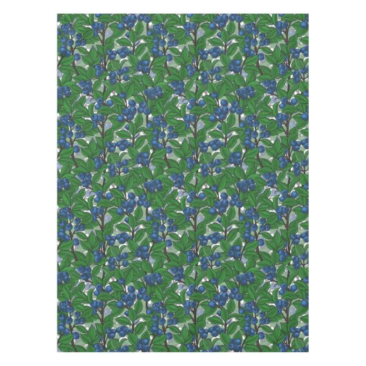 Blauwbes op wit tafelkleed (Voorkant)
