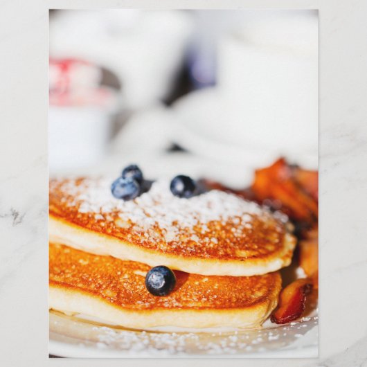 Blauwbes pannenkoeken flyer (Voorkant)