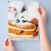 Blauwbes pannenkoeken flyer (Hand)