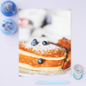 Blauwbes pannenkoeken flyer (Enkel)