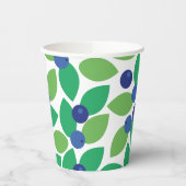 Blauwbes. Papieren Bekers (Links)