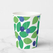 Blauwbes. Papieren Bekers (Rechts)