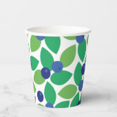 Blauwbes. Papieren Bekers (Voorkant)