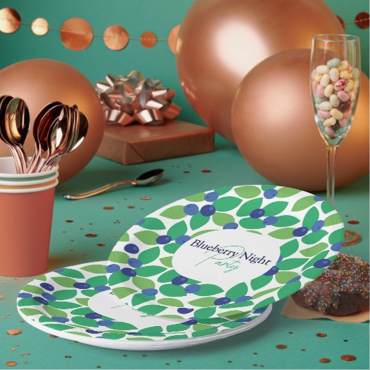 Blauwbes. Papieren Bordje (Multi)