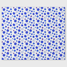 blauwbes patronen cadeaupapier