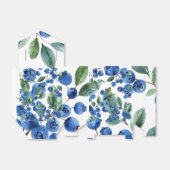 Blauwbes patroon bedankdoosjes (Uitgevouwen)