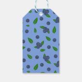 Blauwbes patroon CadeauLabel (Achterkant)