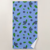 Blauwbes patroon handdoeken (Voorkant)