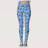 Blauwbes patroon Leggings Pant (Voorkant)