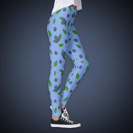 Blauwbes patroon Leggings Pant