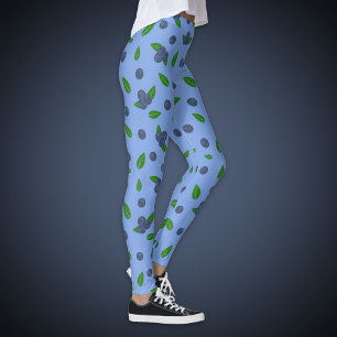 Blauwbes patroon Leggings Pant