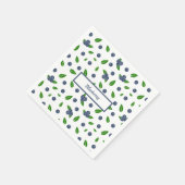 Blauwbes-patroon Napkins Servet (Hoek)