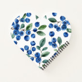 Blauwbes patroon notitieboek (Achterkant)