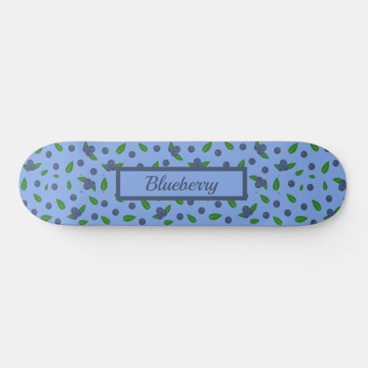 Blauwbes patroon Skateboard (Horizontaal)