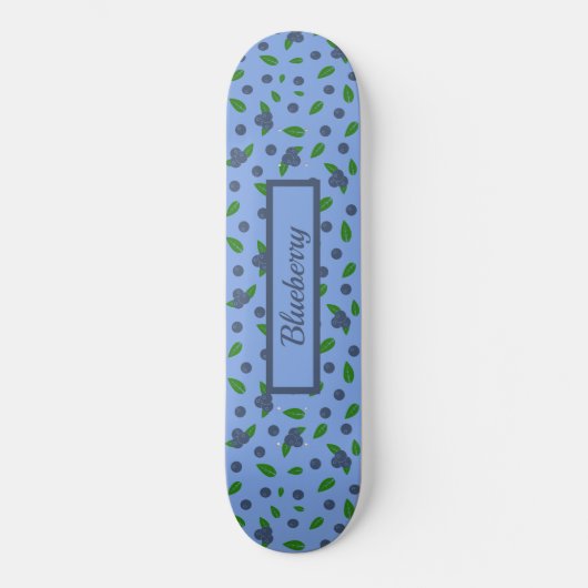 Blauwbes patroon Skateboard (Voorkant)