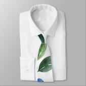 Blauwbes patroon stropdas (Gebonden)