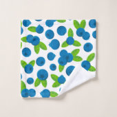 Blauwbes patroon, vers bad handdoek (Wasdoekje)