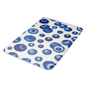 Blauwbes patroon, vers badmat (Gekanteld)