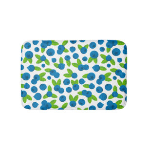 Blauwbes patroon, vers badmat
