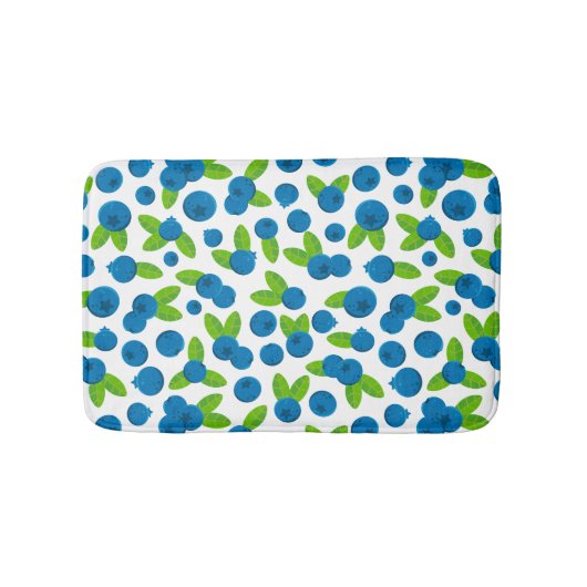 Blauwbes patroon, vers badmat (Voorkant)