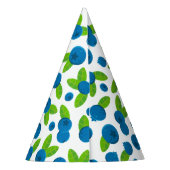 Blauwbes patroon, vers feesthoedjes (Achterkant)