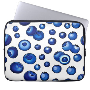 Blauwbes patroon, vers laptop sleeve