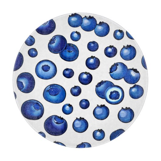 Blauwbes patroon, vers snijplank (Voorkant)