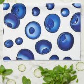 Blauwbes patroon, vers theedoek (Gevouwen)