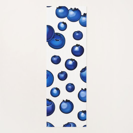 Blauwbes patroon, vers yogamat (Achterkant)