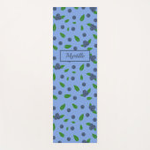 Blauwbes patroon Yoga Mat (Voorkant)